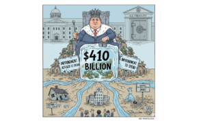 A "King" freezing $410B from his "subjects".